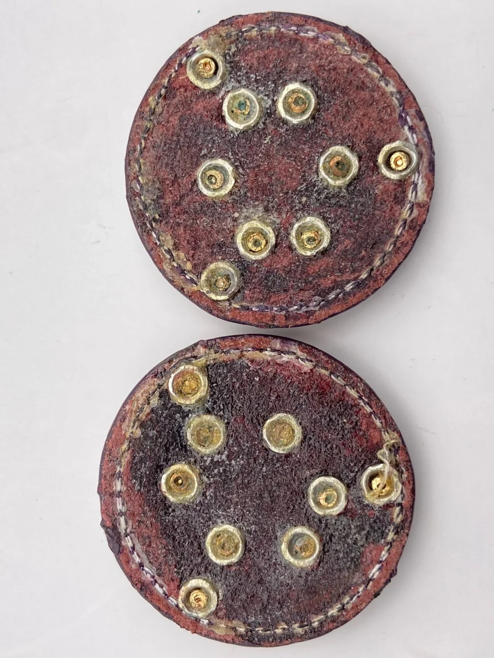 Tory Burch Gold Emblems Leather Round Replacement Pieces